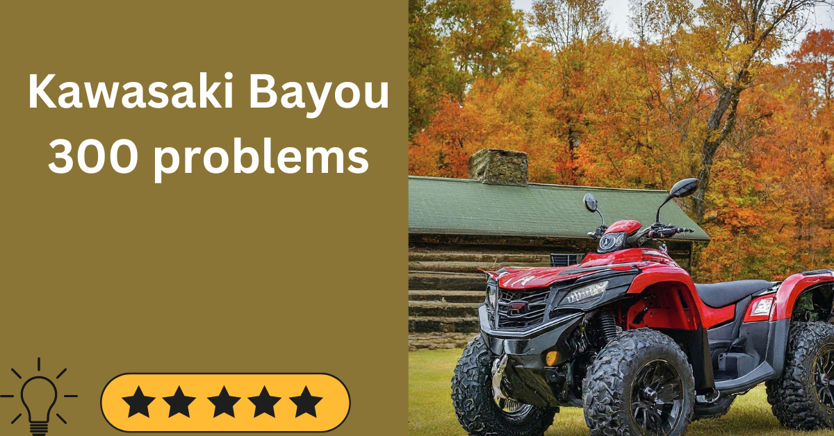 Kawasaki Bayou 300 common problems